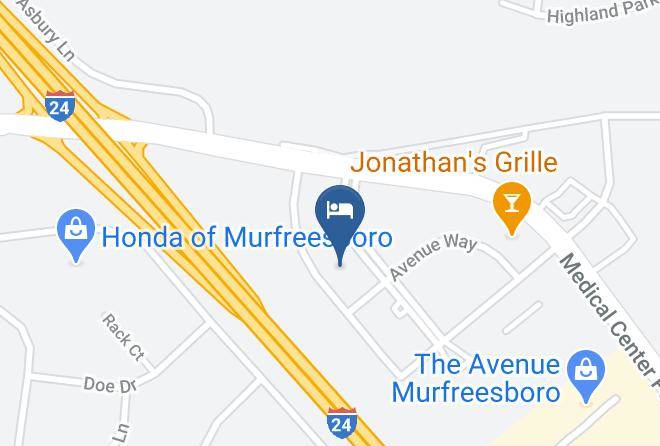 Rutherford - Residence Inn By Marriott Nashville Se Murfreesboro Maps