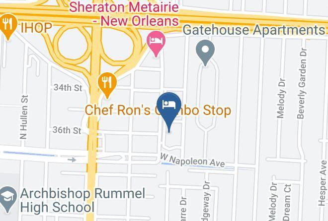 Jefferson Par - Residence Inn By Marriott New Orleans Metairie Maps