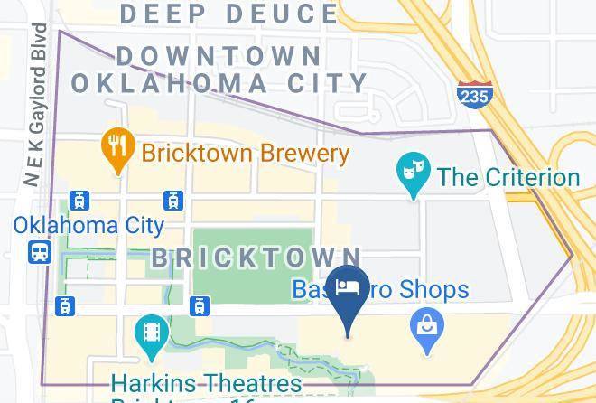 Oklahoma - Residence Inn By Marriott Oklahoma City Downtown Bricktown Maps