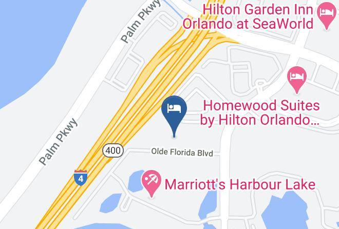 Orange - Residence Inn Orlando At Seaworld Maps