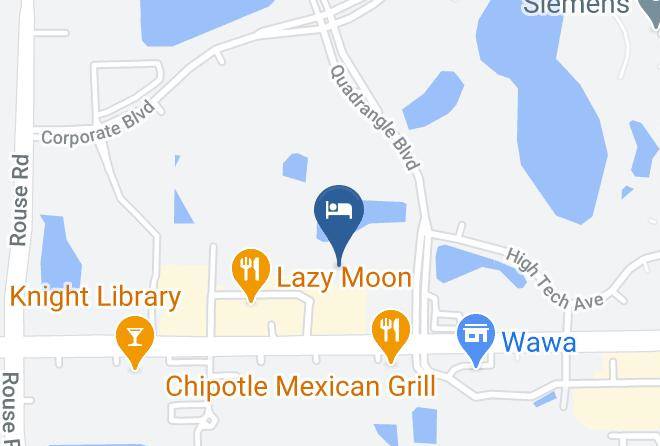 Orange - Residence Inn By Marriott Orlando East Ucf Area Maps
