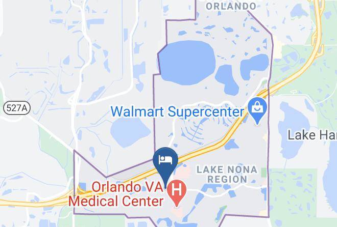 Orange - Residence Inn By Marriott Orlando Lake Nona Maps
