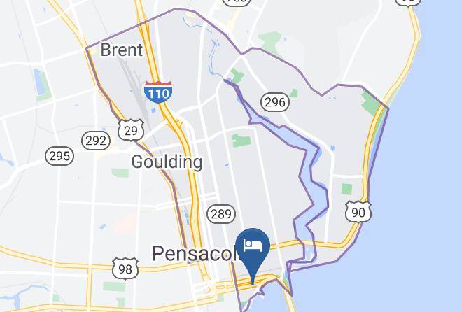 Escambia - Residence Inn By Marriott Pensacola Downtown Maps