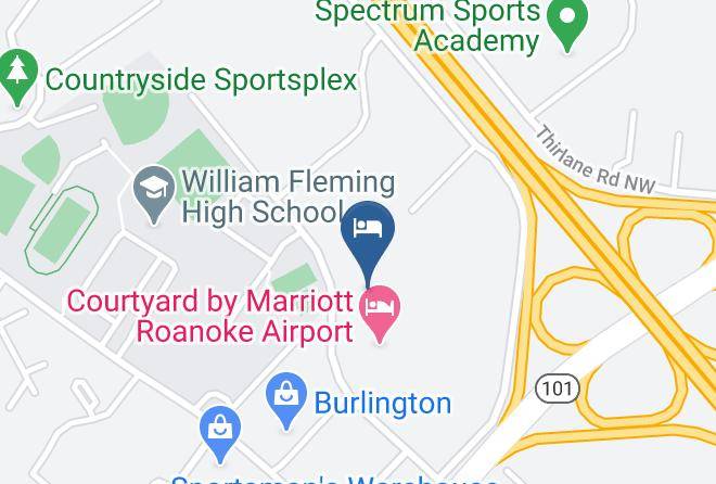 Roanoke City - Residence Inn By Marriott Roanoke Airport Maps