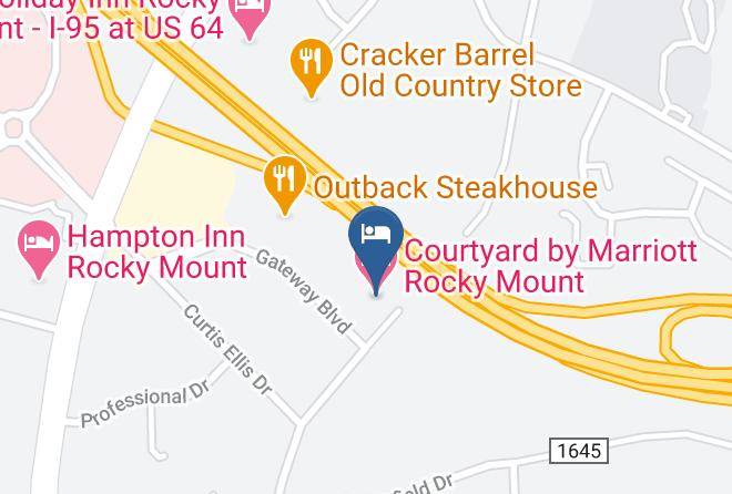 Courtyard By Marriott Rocky Mount Map