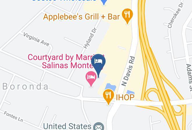 Monterey - Residence Inn By Marriott Salinas Monterey Maps