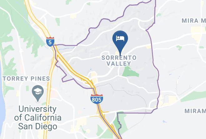 San Diego - Residence Inn By Marriott San Diego Sorrento Mesa Sorrento Valley Maps