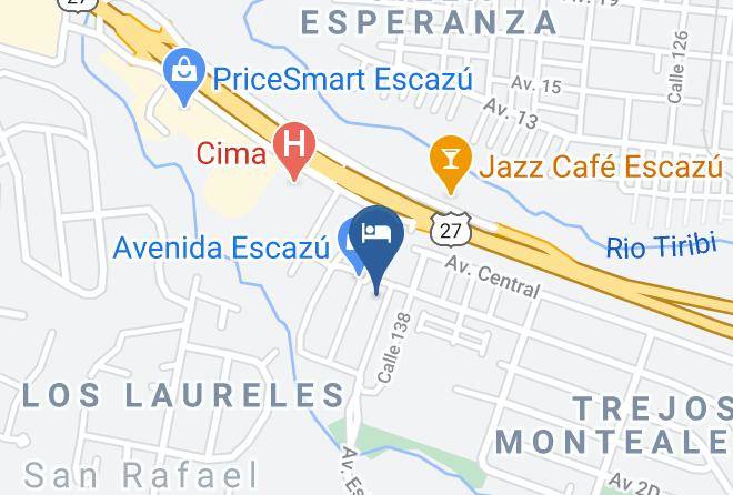 Residence Inn By Marriott San Jose Escazu Map