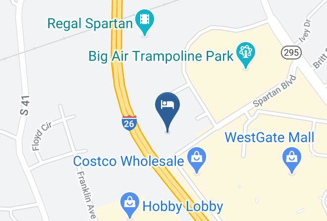 Spartanburg - Residence Inn By Marriott Spartanburg Westgate Maps
