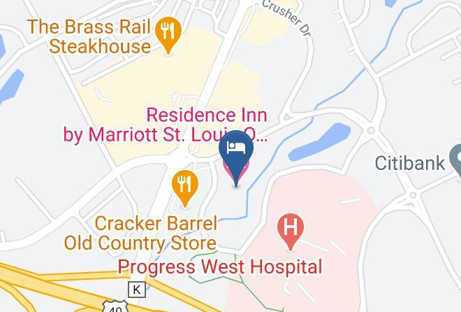 St Charles - Residence Inn By Marriott St Louis O'fallon Maps