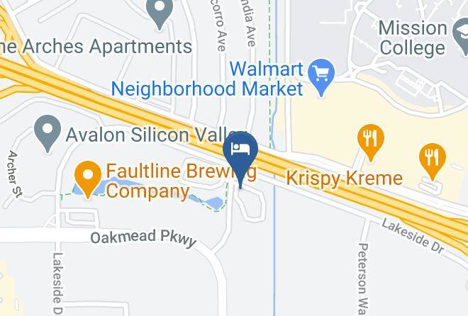 Santa Clara - Residence Inn By Marriott Sunnyvale Silicon Valley I Maps