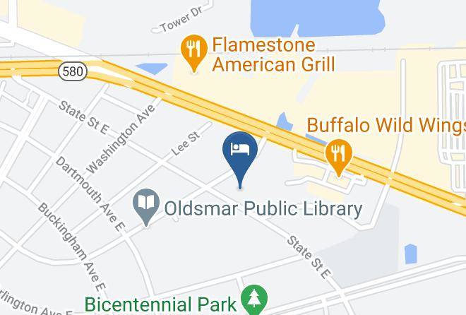 Residence Inn By Marriott Tampa Oldsmar Map