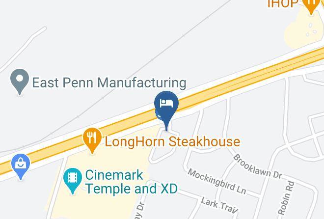 Residence Inn By Marriott Temple Map