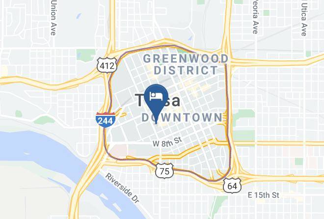 Tulsa - Residence Inn By Marriott Tulsa Downtown Maps