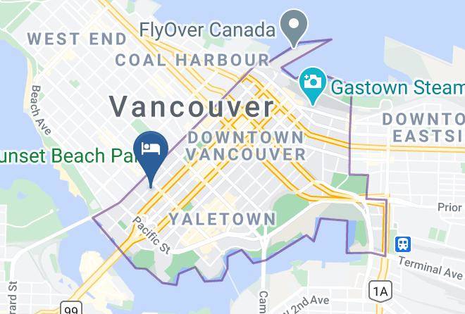 Residence Inn By Marriott Vancouver Downtown Map