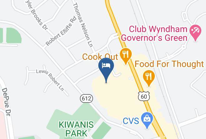 Williamsburg City - Residence Inn By Marriott Williamsburg Maps