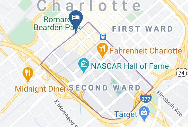 Mecklenburg - Courtyard By Marriott Charlotte City Center Maps
