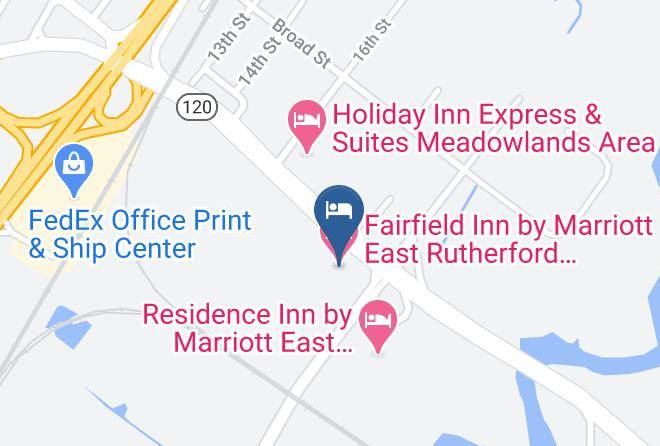Bergen - Fairfield Inn By Marriott East Rutherford Meadowlands Maps