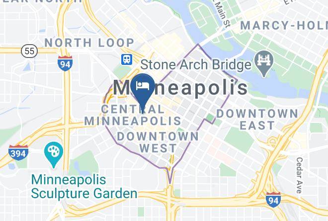 Residence Inn By Marriott Minneapolis Downtown City Center Map