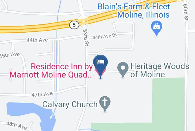 Rock Island - Residence Inn Moline Quad Cities Maps
