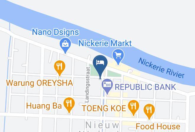 Nieuw Nickerie - Residence Inn Nickerie Maps