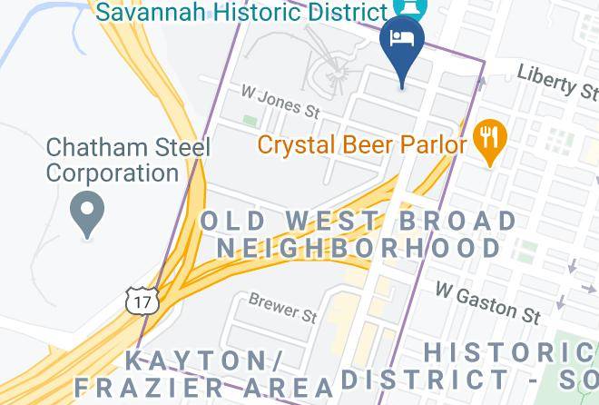 Chatham - Residence Inn By Marriott Savannah Downtown Historic District Maps