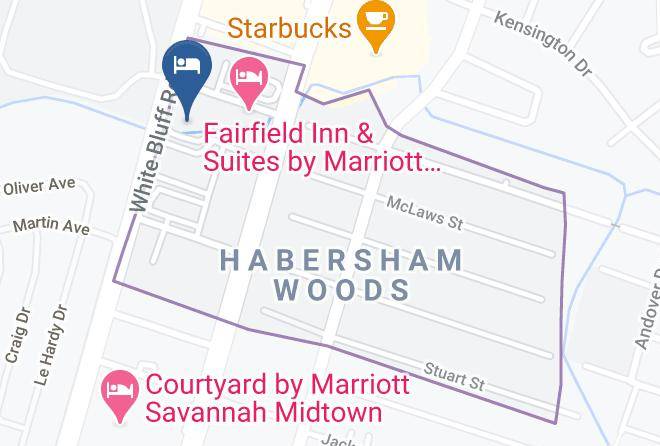 Chatham - Residence Inn By Marriott Savannah Midtown Maps
