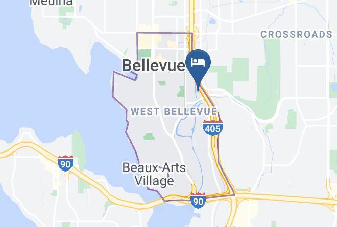 King - Residence Inn By Marriott Seattle Bellevue Downtown Maps