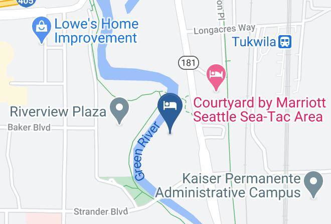King - Residence Inn By Marriott Seattle South Tukwila Maps