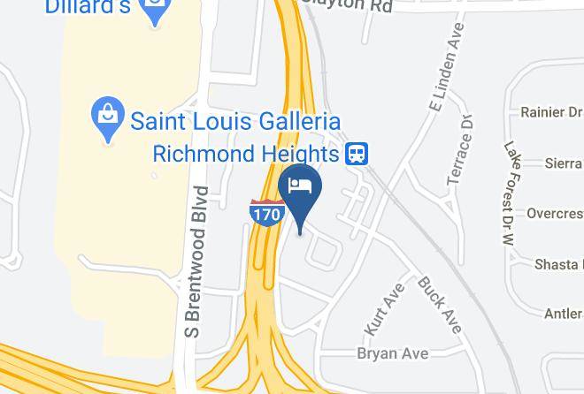 Residence Inn By Marriott St Louis Galleria Map