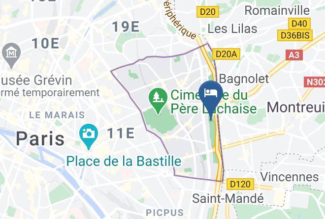 Paris - Residence Internationale De Paris Maps
