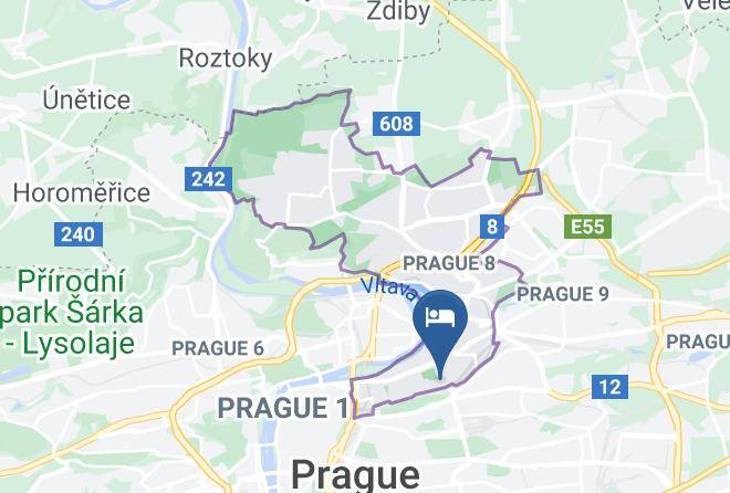 Prague - Residence Invalidovna Maps