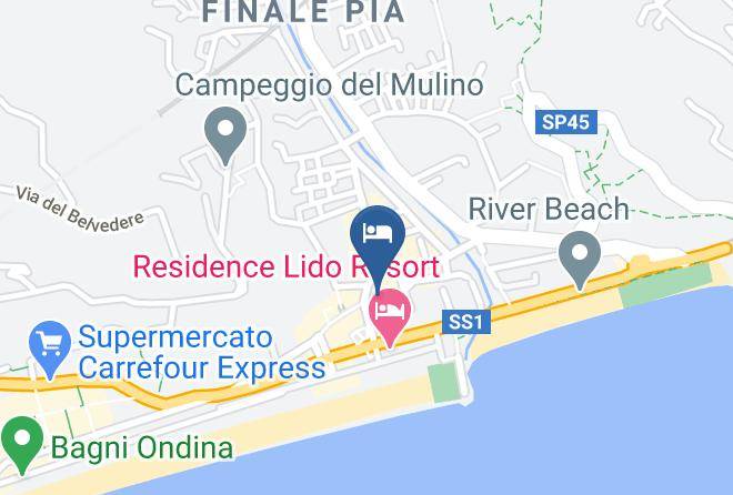 Savona - Residence Italia Maps
