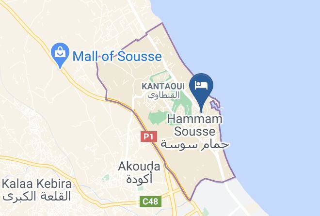 Tunisia - Residence Kantaoui Maps