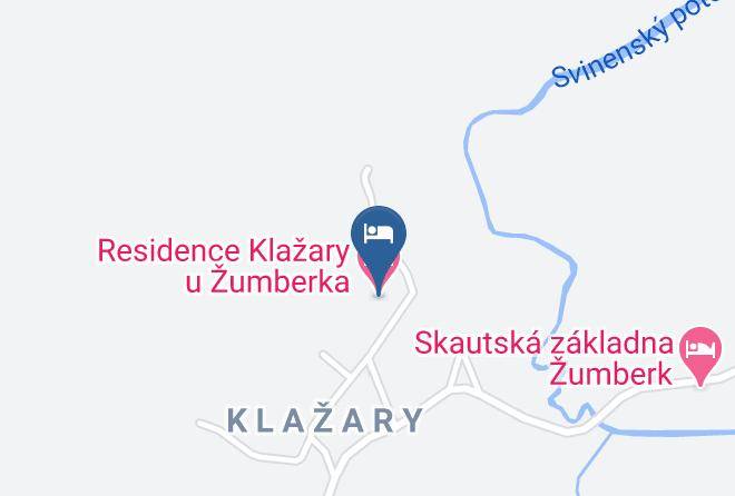 Ceske Budejovice - Residence Klazary U Zumberka Maps