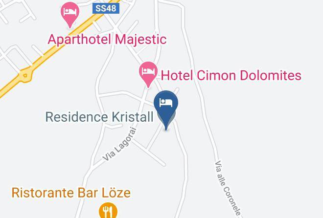 Trento - Residence Kristall Maps