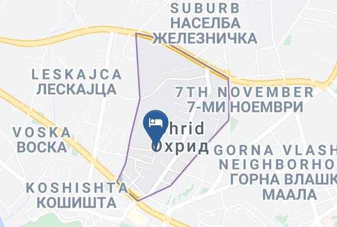 Ohrid - Residence Krstanoski Maps