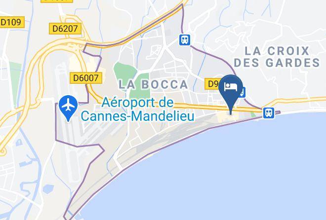 Maritime Alps - Residence La Palme D'azur Cannes Verrerie Maps