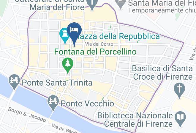 Florence - Residence La Repubblica Maps