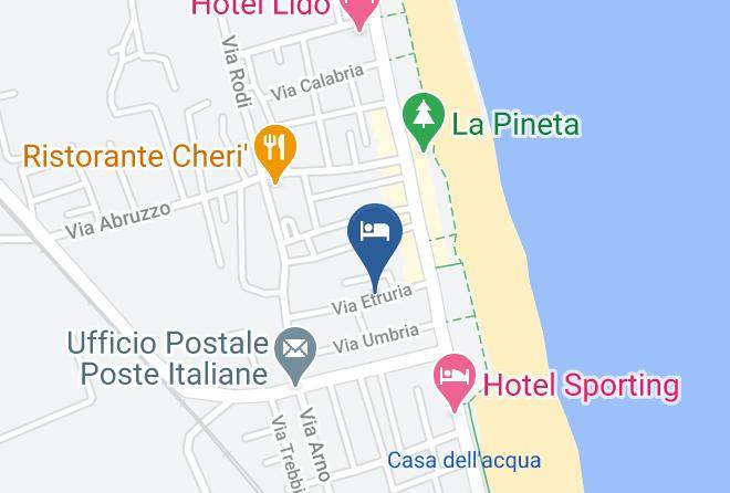 Teramo - La Stella Residence Maps