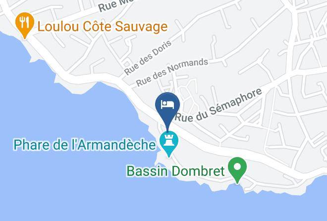 Residence La Vigie Vacances Map