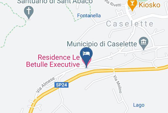 Turin - Residence Le Betulle Executive Maps