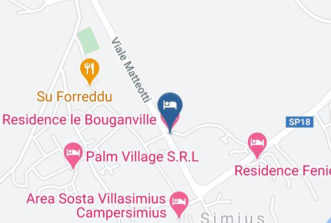 Residence Le Bouganville Map