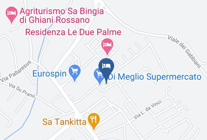 Province Of South Sardinia - Residence Le Fontane Maps