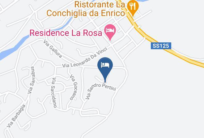 Sassari - Residence Le Ginestre Ataras Maps