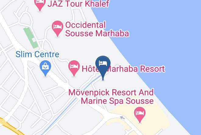 Tunisia - Le Monaco Hotel & Thalasso Maps