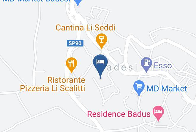Sassari - Residence Le Onde Maps