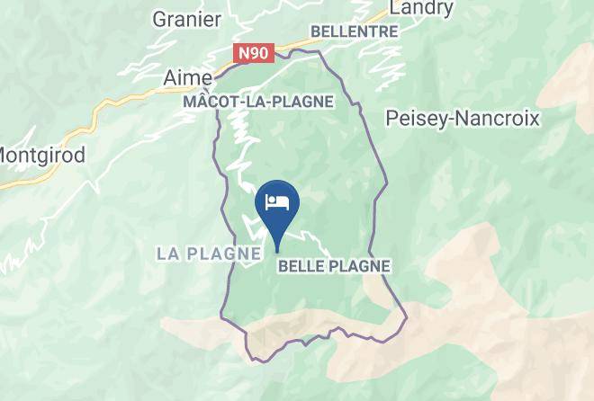 Savoie - Residence Le Sun Valley La Plagne Maps