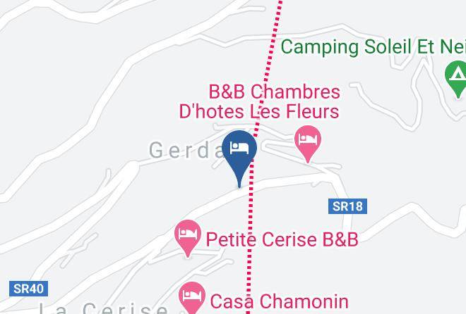 Aosta - Residence Les Fleurs Maps