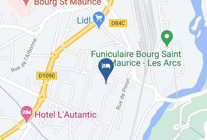 Savoie - Residence Les Glieres Maps